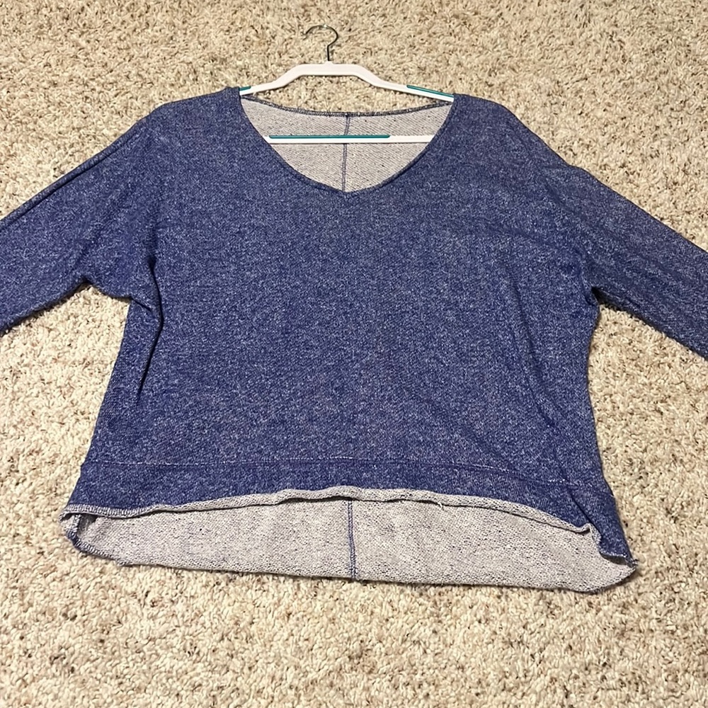 bluish purple Heather sweater medium from stitch fix